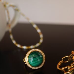 Natural Malachite Ring